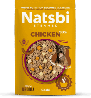 Natsbi Steamed Chicken Perro 500 gr (solo en tienda)