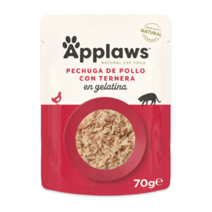 Applaws cat sobre pollo y ternera en gelatina 70 g