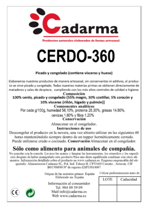 Cerdo-360 1KG